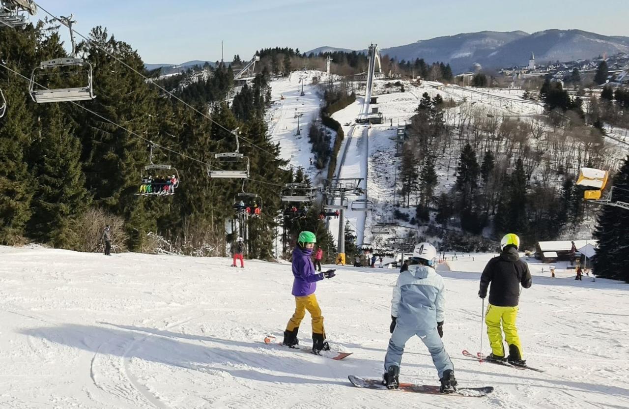 Pistenblume Apartment - Skipiste, Stadtzentrum 温特贝格 外观 照片